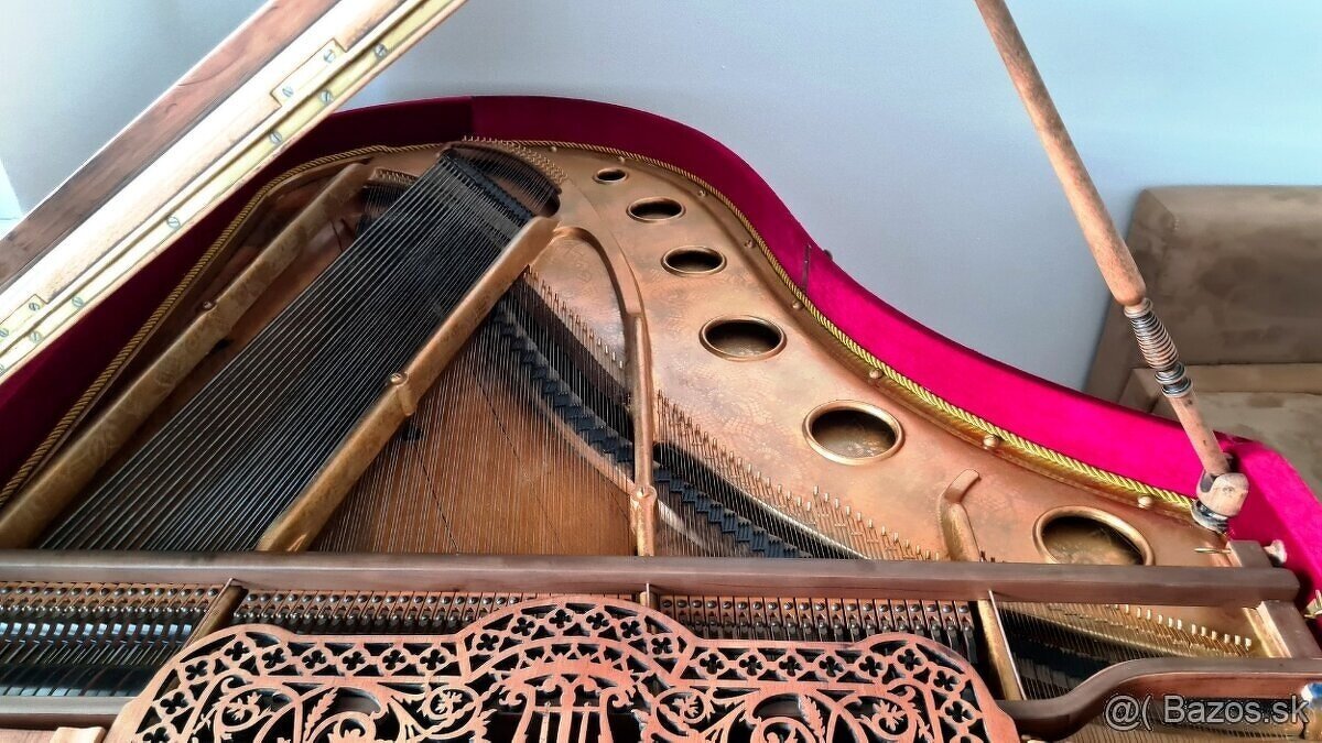 Predám starožitný klavír, krídlo Schrimpf z 19 storočia - 5