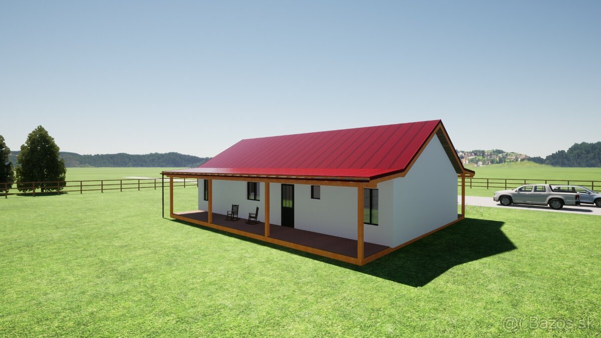 Moderný drevodom 98 m² s 2 terasami – už od 67 620 € - 5