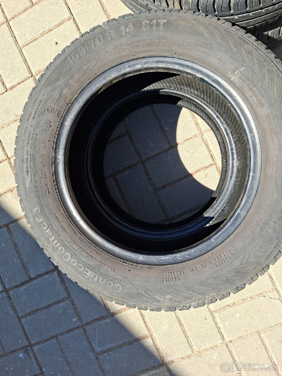 Predám letné pneumatiky 165/70 R14 81T - 5
