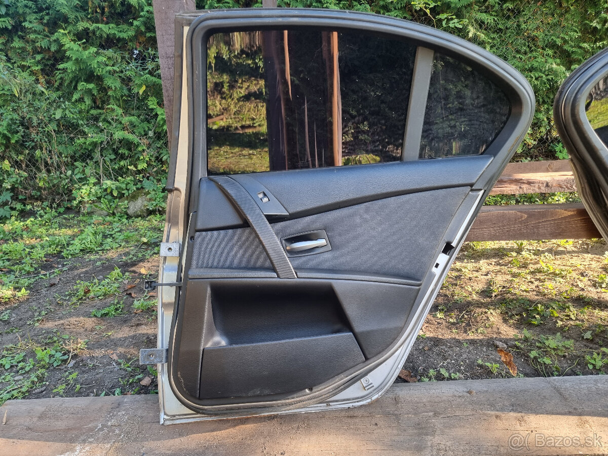 Predám dvere BMW E60 - strieborná metalíza - 5