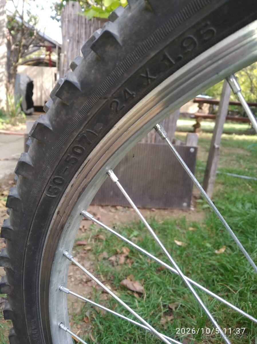 Chlapčenský bicykel kolesá 24 - 5
