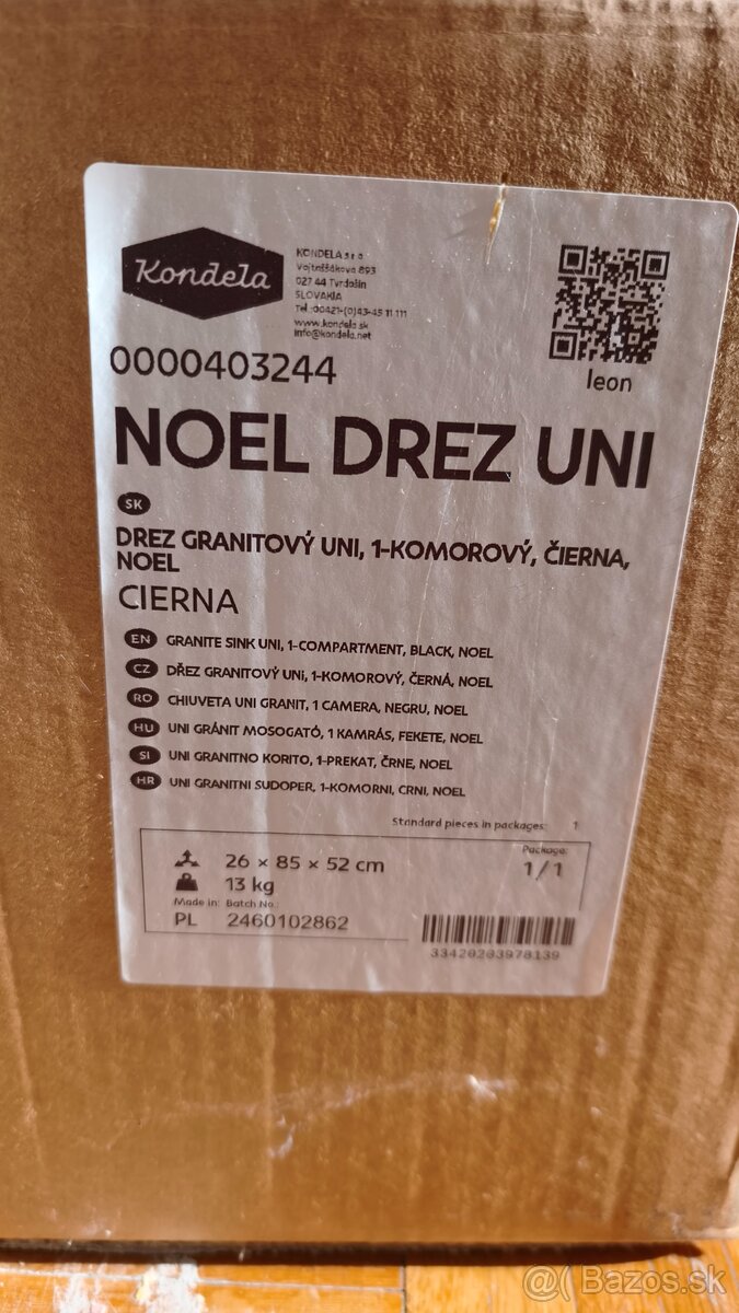 Čierny granitovy drez - 5