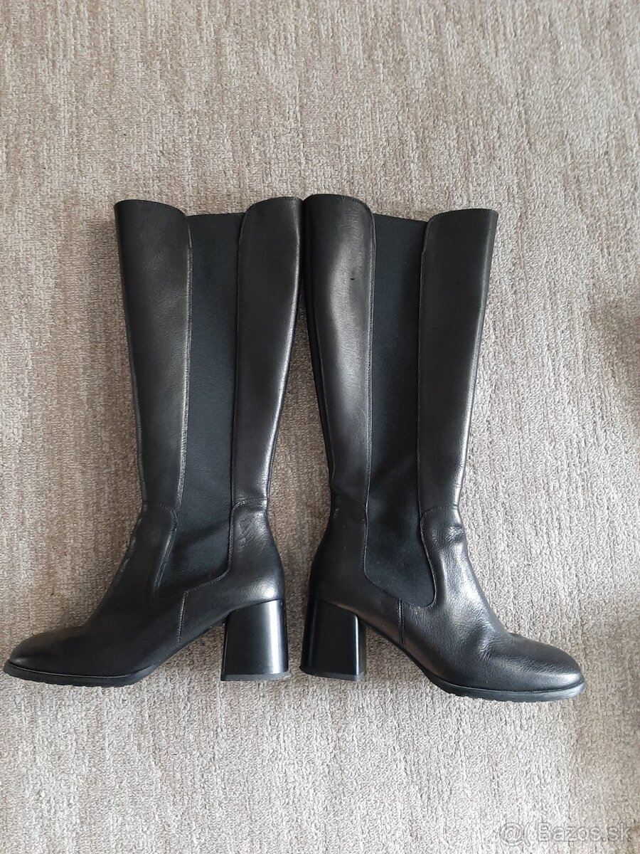 Kožené zateplené čižmy Rieker vel.39 - 5