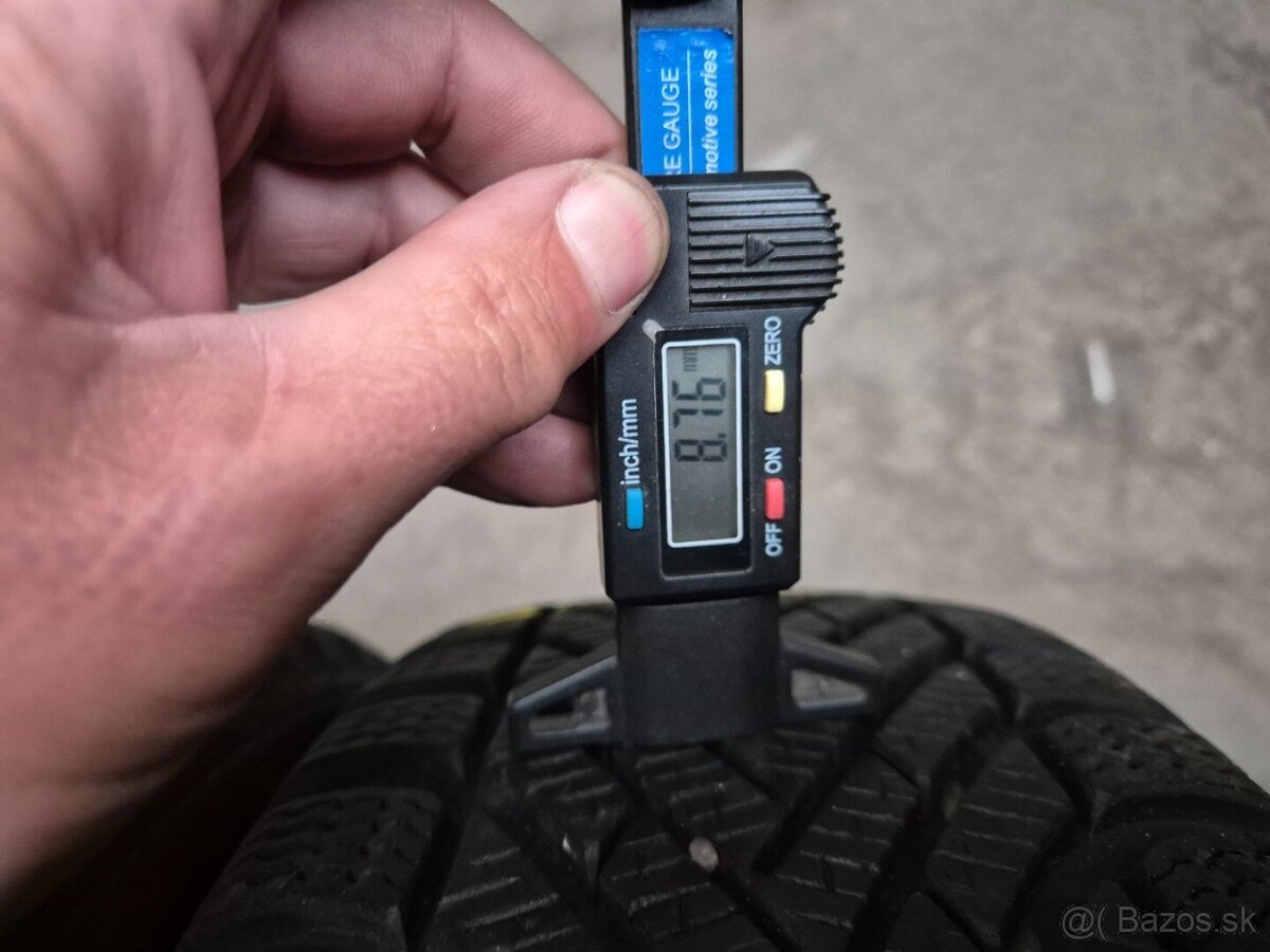 185/60 r16 zimné 4 ks PIRELLI dezén 8,7 - 7,7 mm - 5