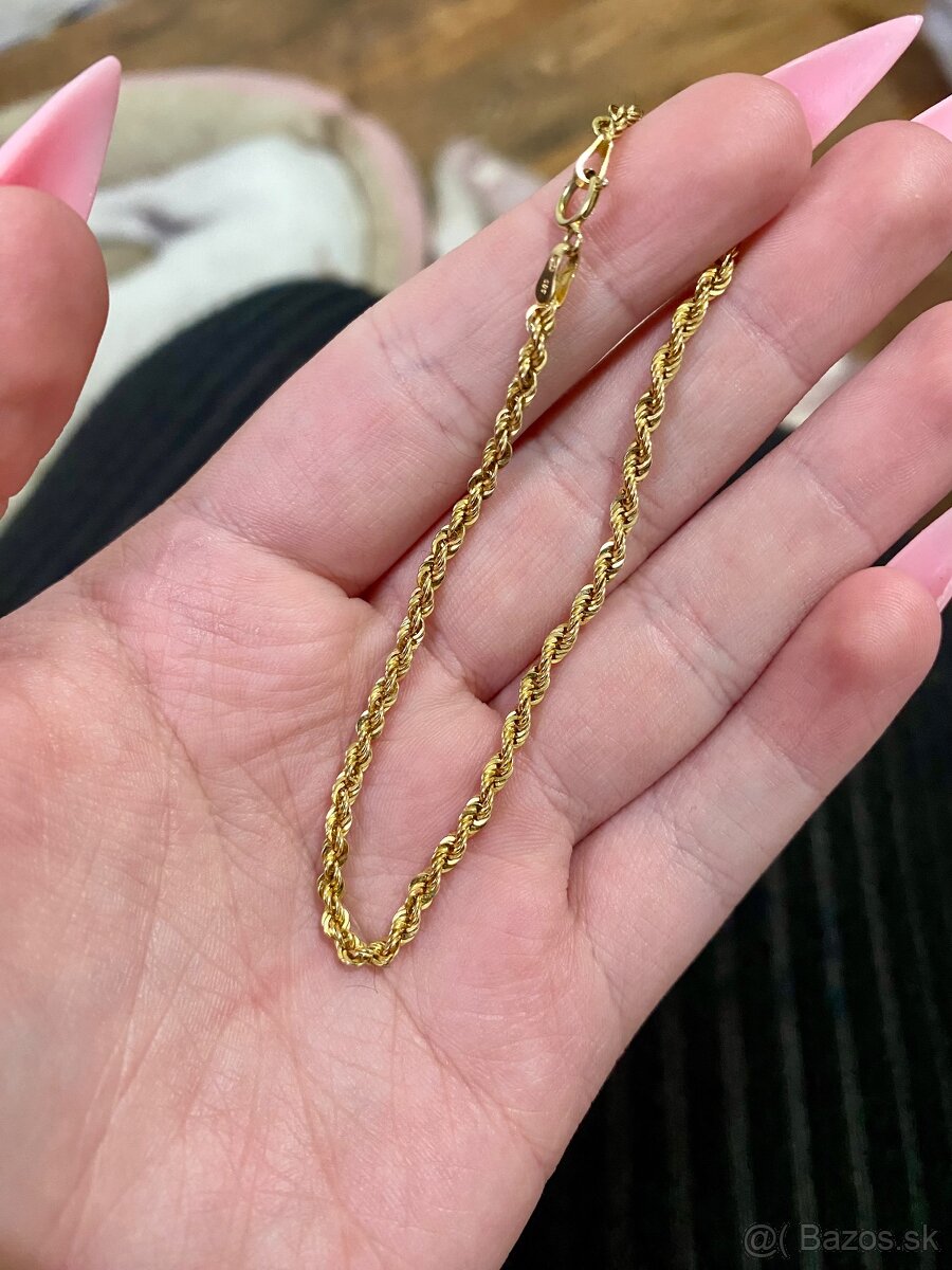 zlatý náramok a náhrdelník - 5