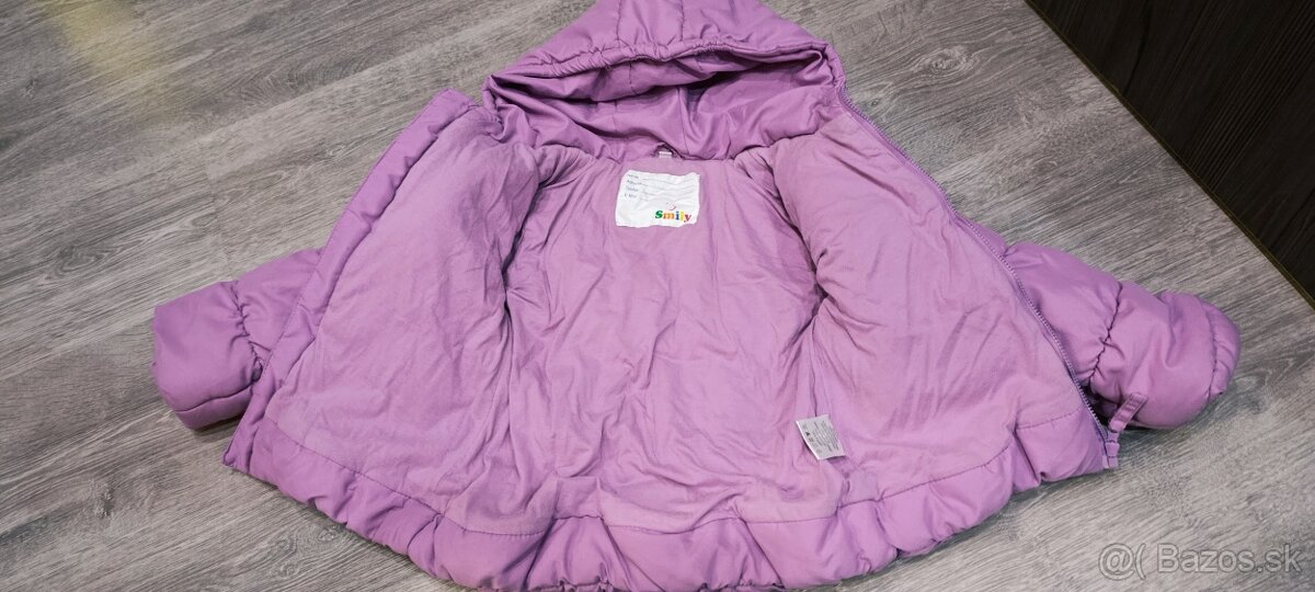 Extra teplá bunda dievčenská 92 v. Smily - 5