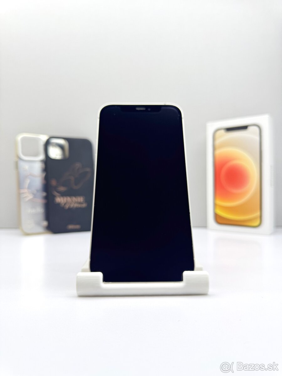 iPhone 12 WHITE TOP STAV 100% BATÉRIA - 5