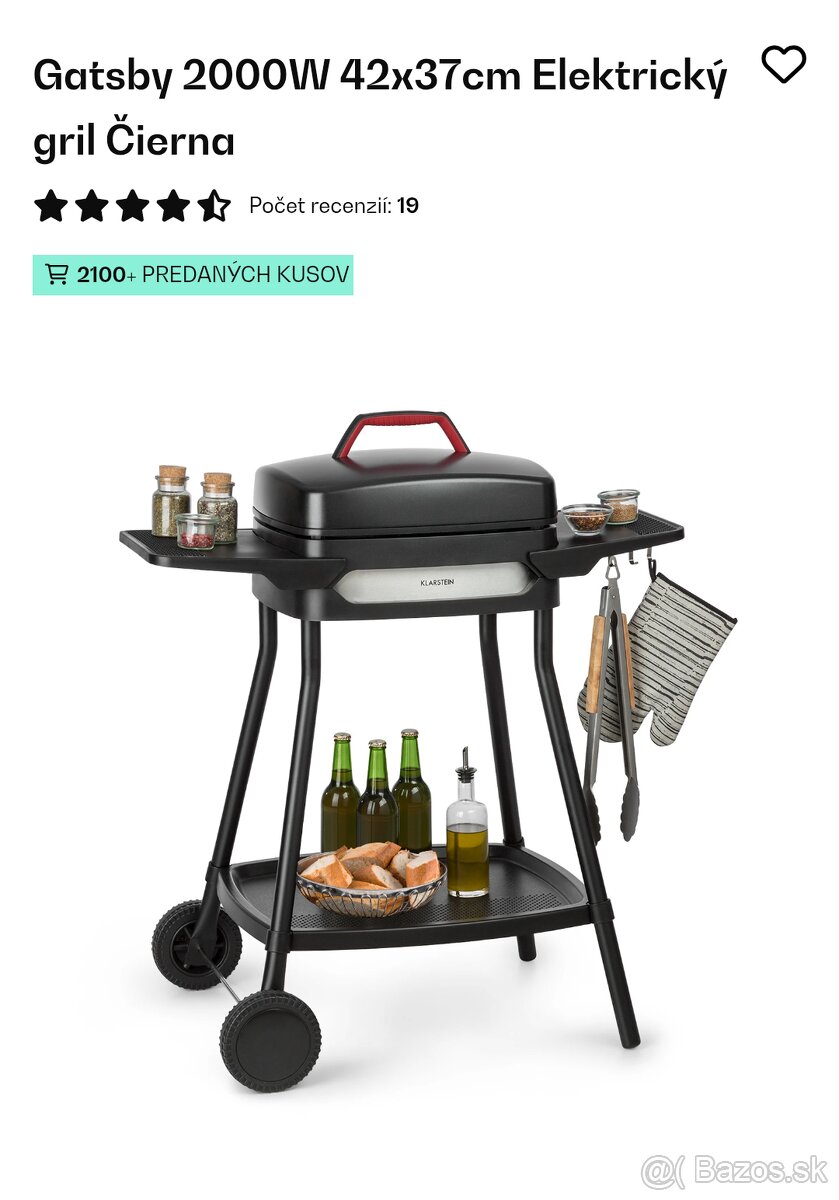 Záhradný gril Klarstein Gatsby - 5