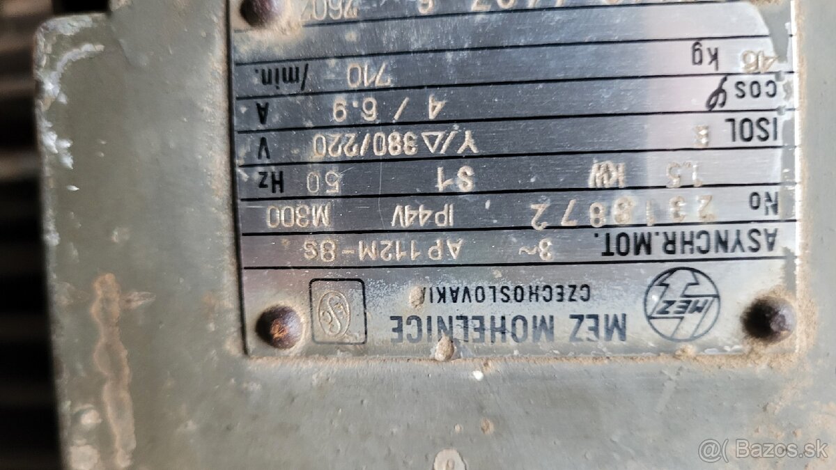 Elektromotor 1,5 kw 710 ot/min - 5