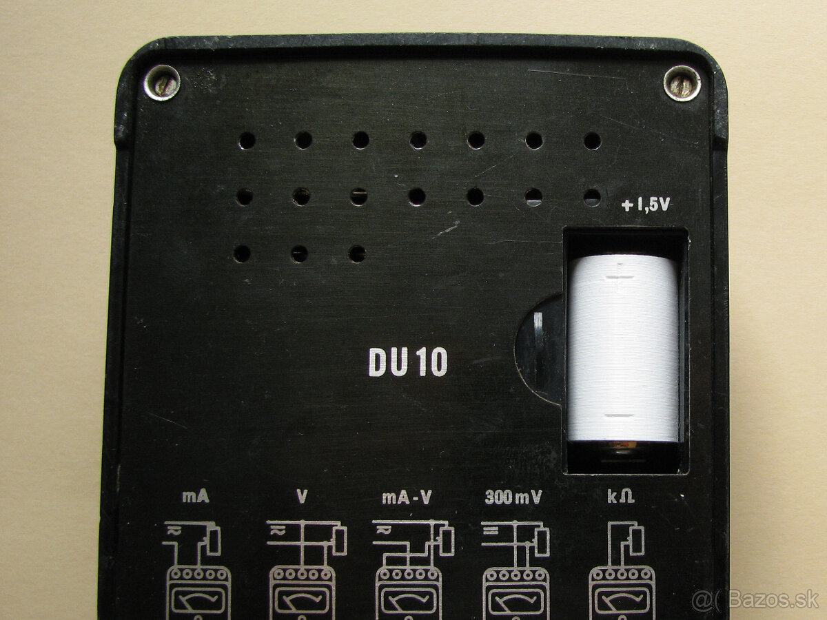 Redukcia batérie LR1 -> R10 pre AVOMET DU10, tranzistorákov. - 5