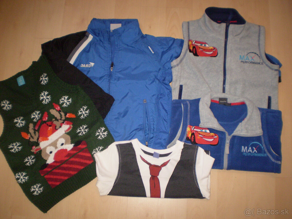 Bundy, teplaky, trička...BALIK v.122/128 - 5