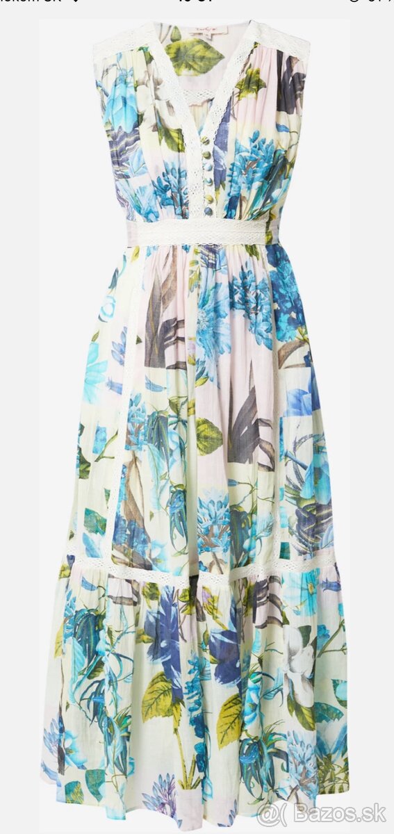 Nádherné bavlnené šaty s čipkou - 5