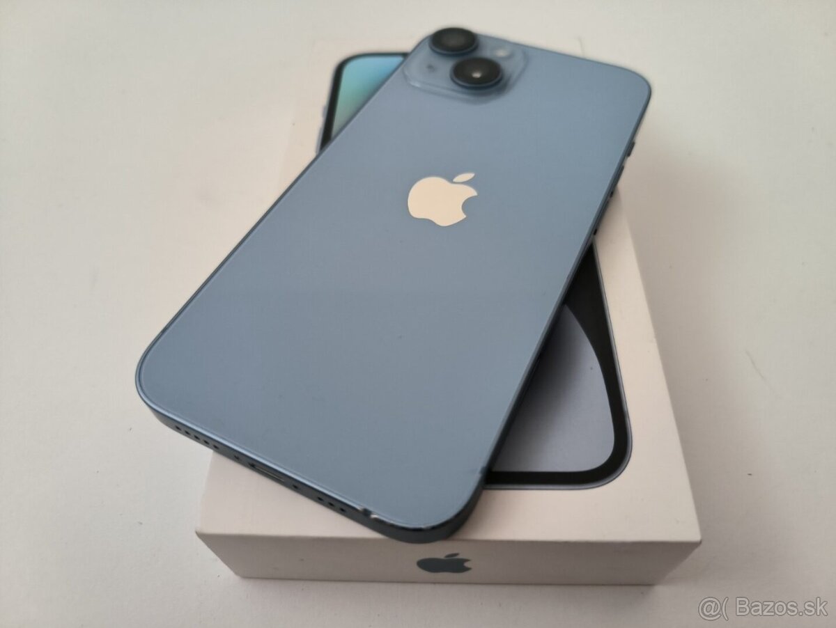 apple iphone 14 128gb Blue / Batéria 100% - 5