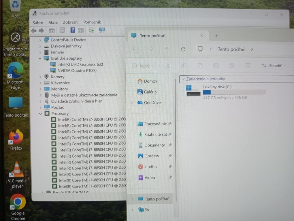 predám Dell precision 7530 , Intel core i7 , 32gb ram , ssd - 5