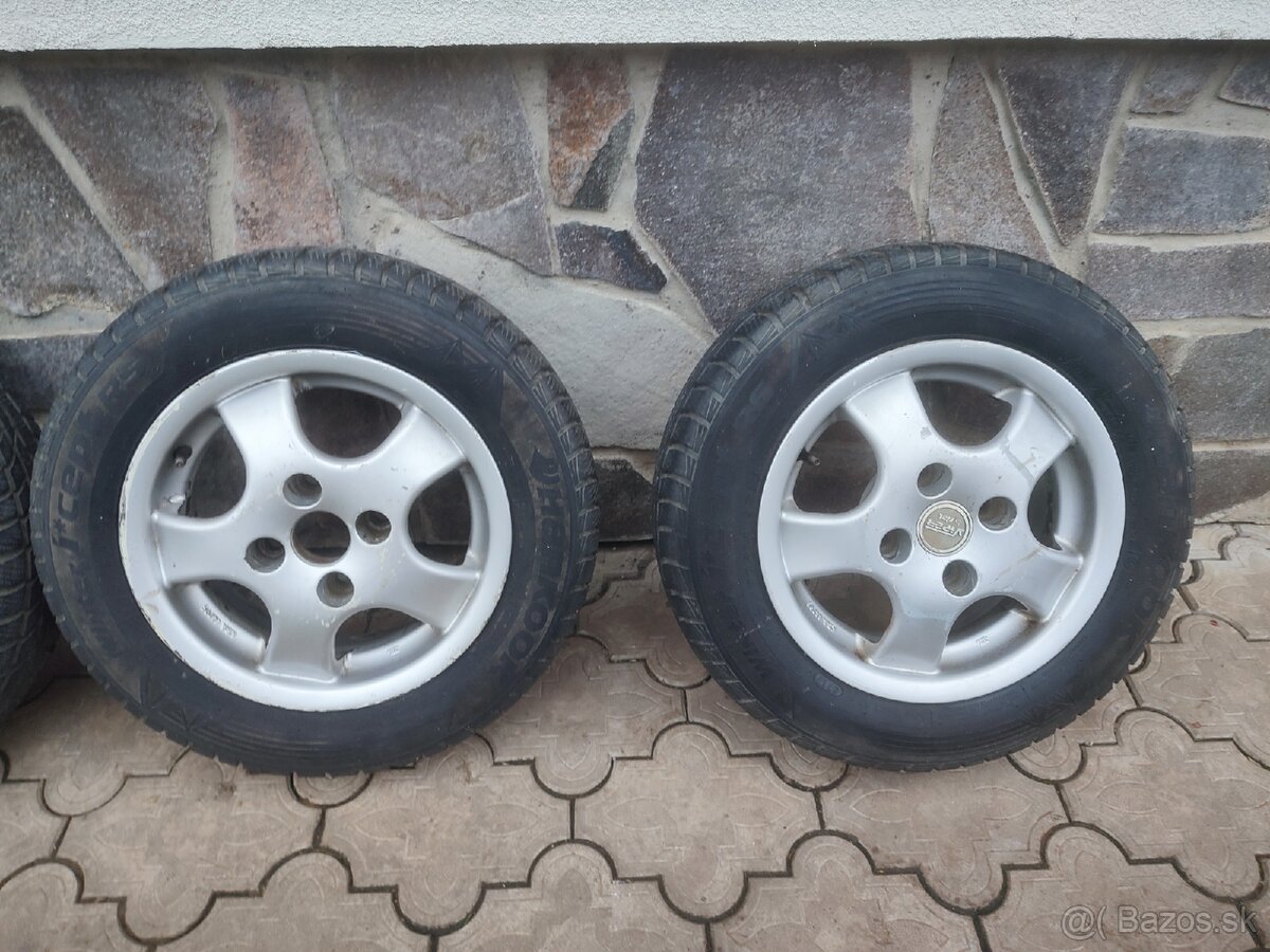 Predám elektróny 4x108 165/70 r13 - 5