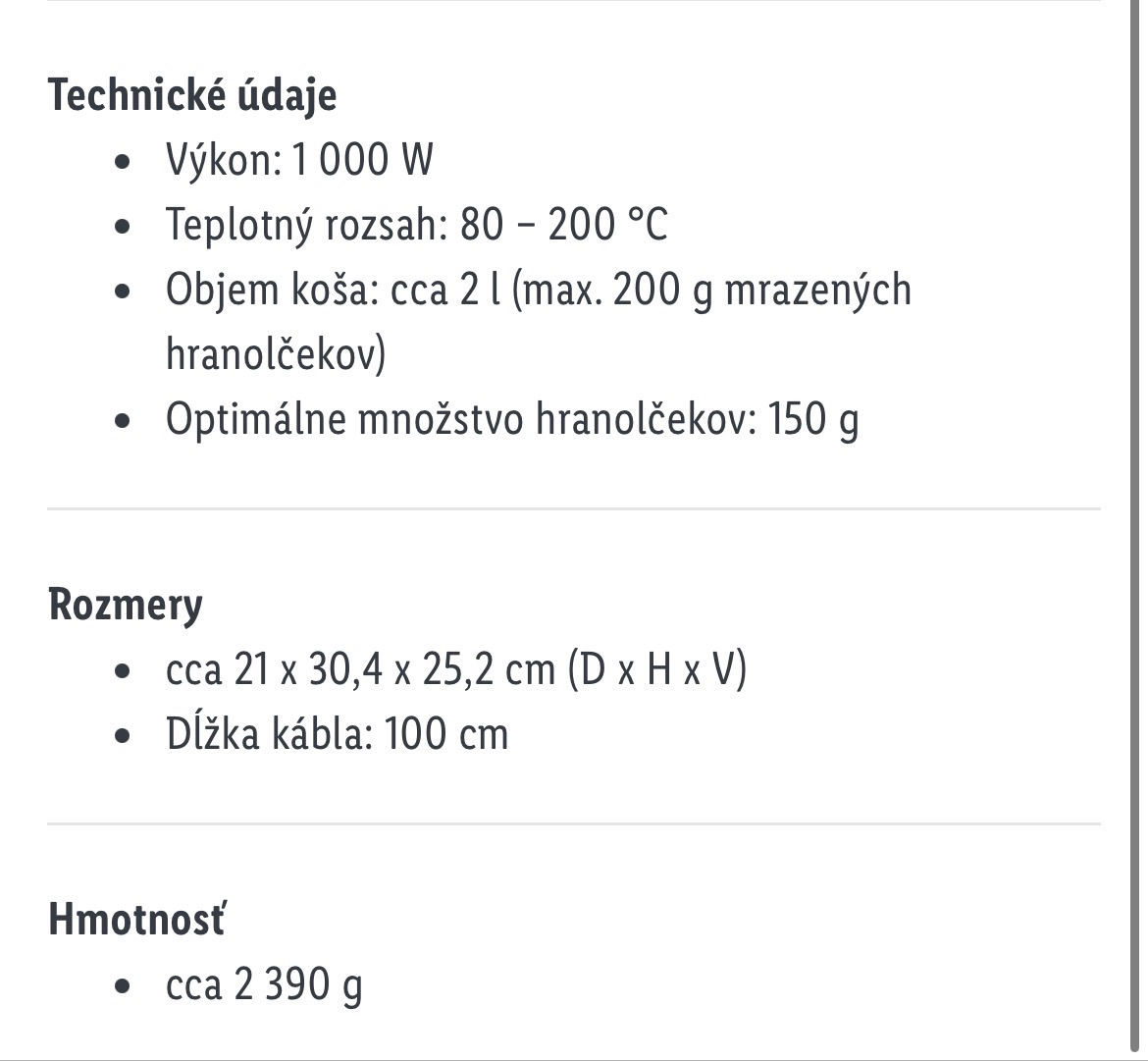Teplovzdušná fritéza Silvercrest - 5