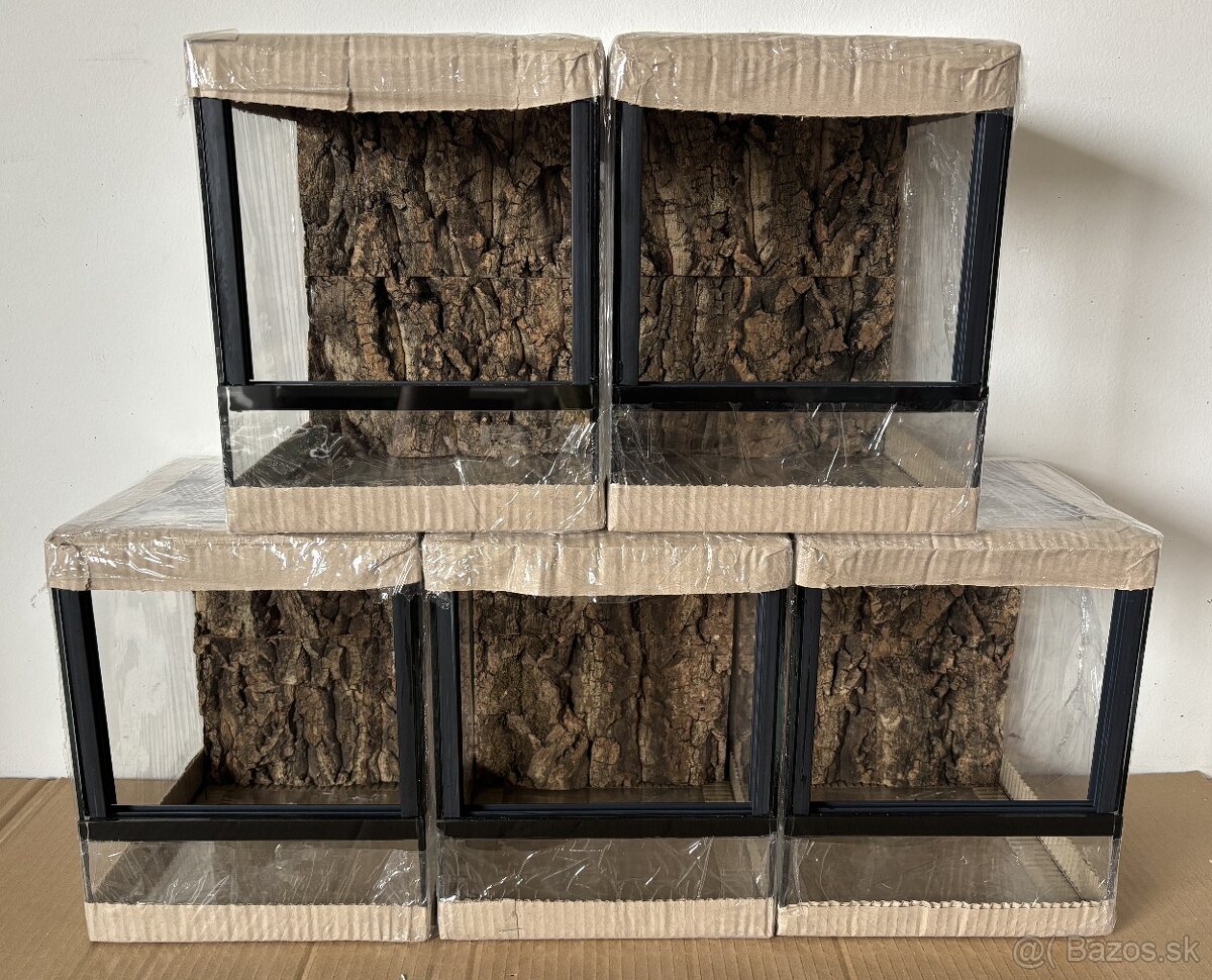 Terárium s korkovou 3D stenou - 5