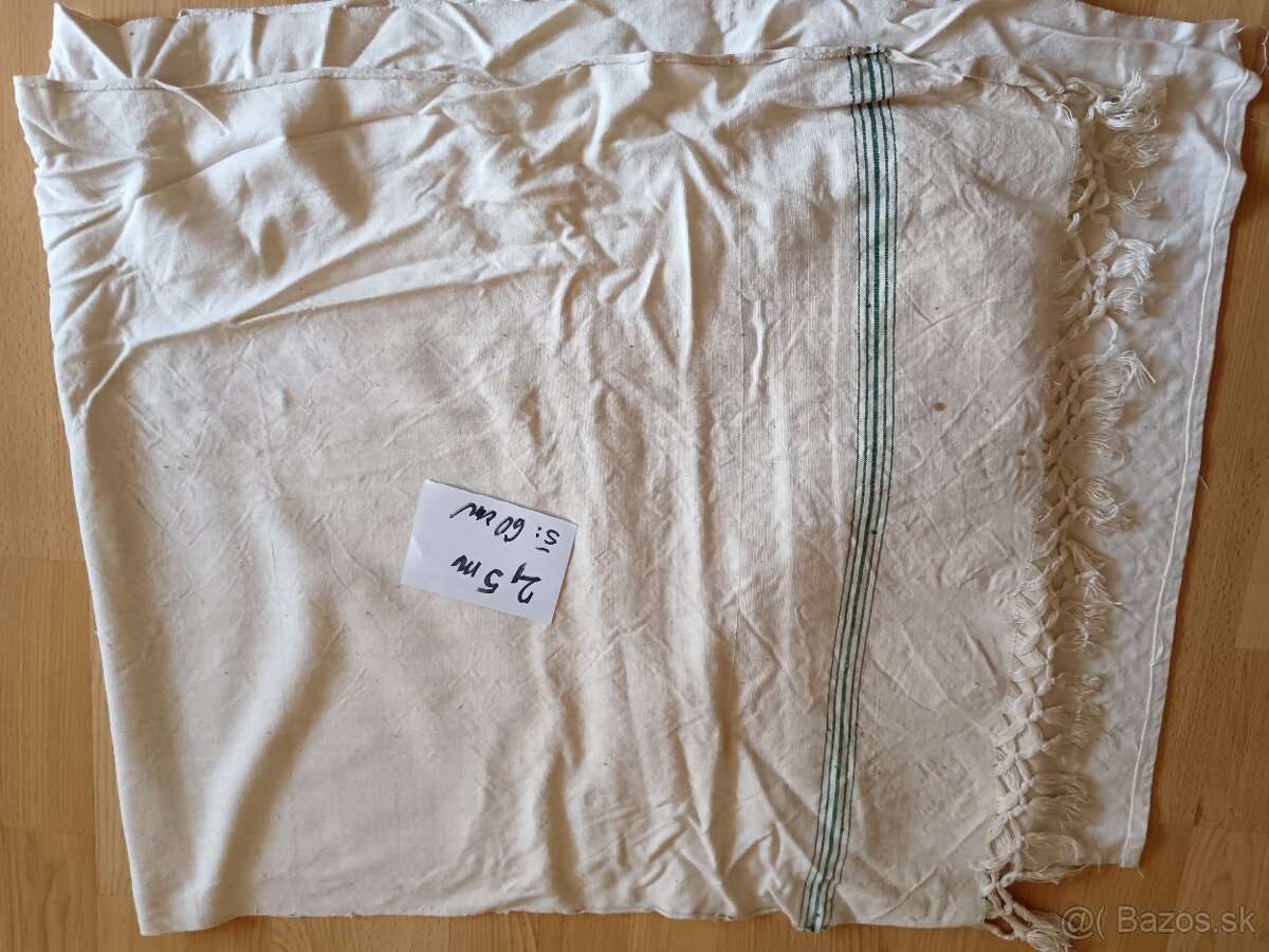 Plátno, tkané uteráky - 5
