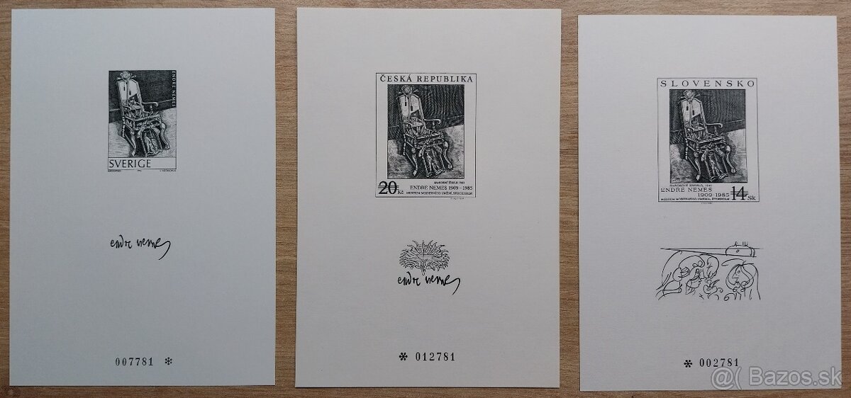 Spoločné vydanie SR + ČR + Švédsko – 1996 - 5