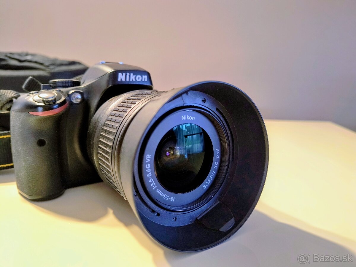 Predám Nikon D5100 s výklopným displejom, objektív, brašňa - 5