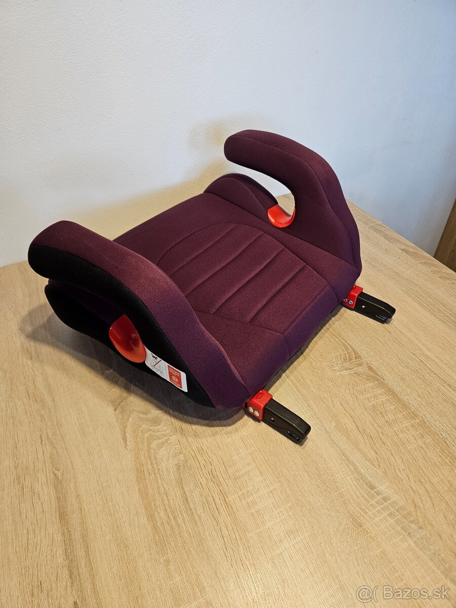 Autosedačka - podsedák CARETERO Puma Isofix Bordová - 5