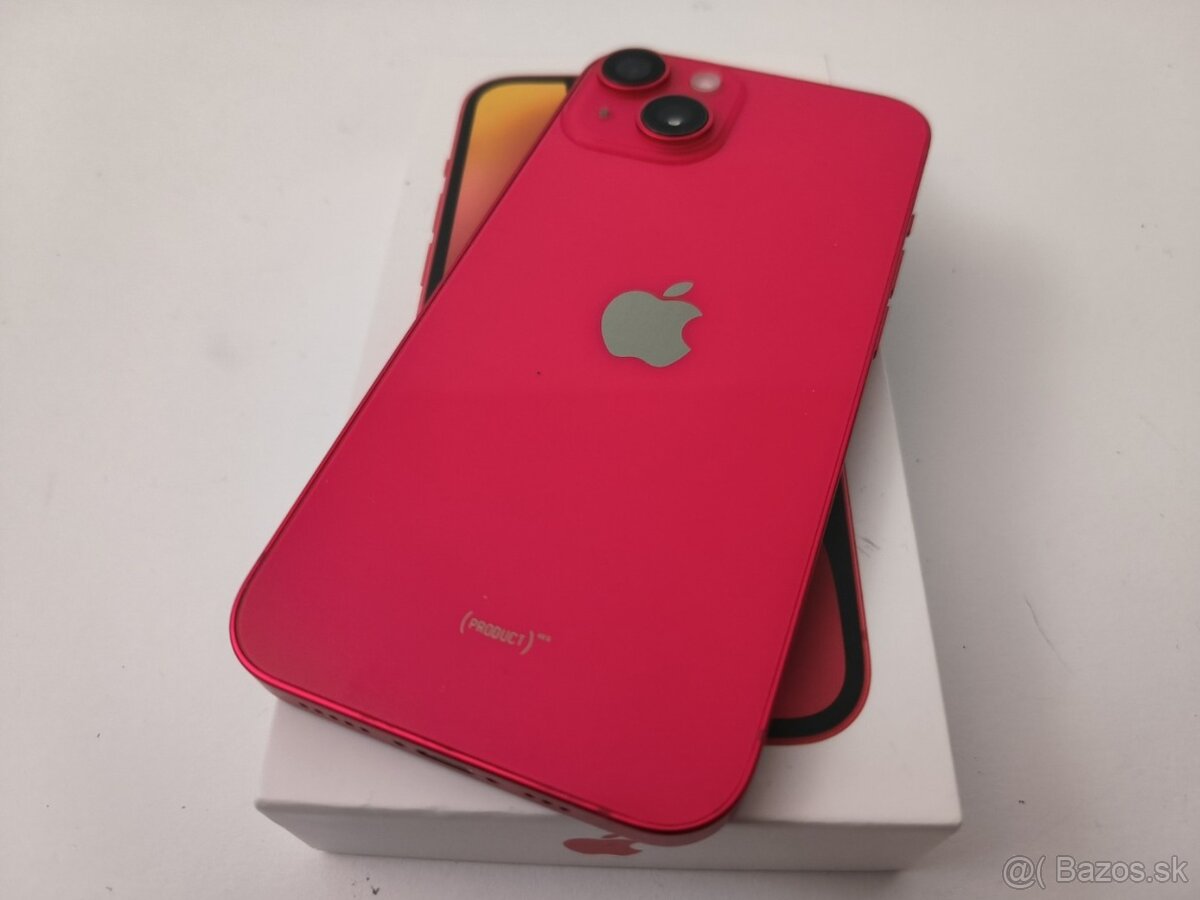 apple iphone 14 128gb Red 100% Batéria - 5