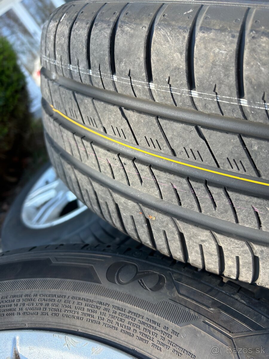 Predám hliníkové disky s pneu R16 - 5