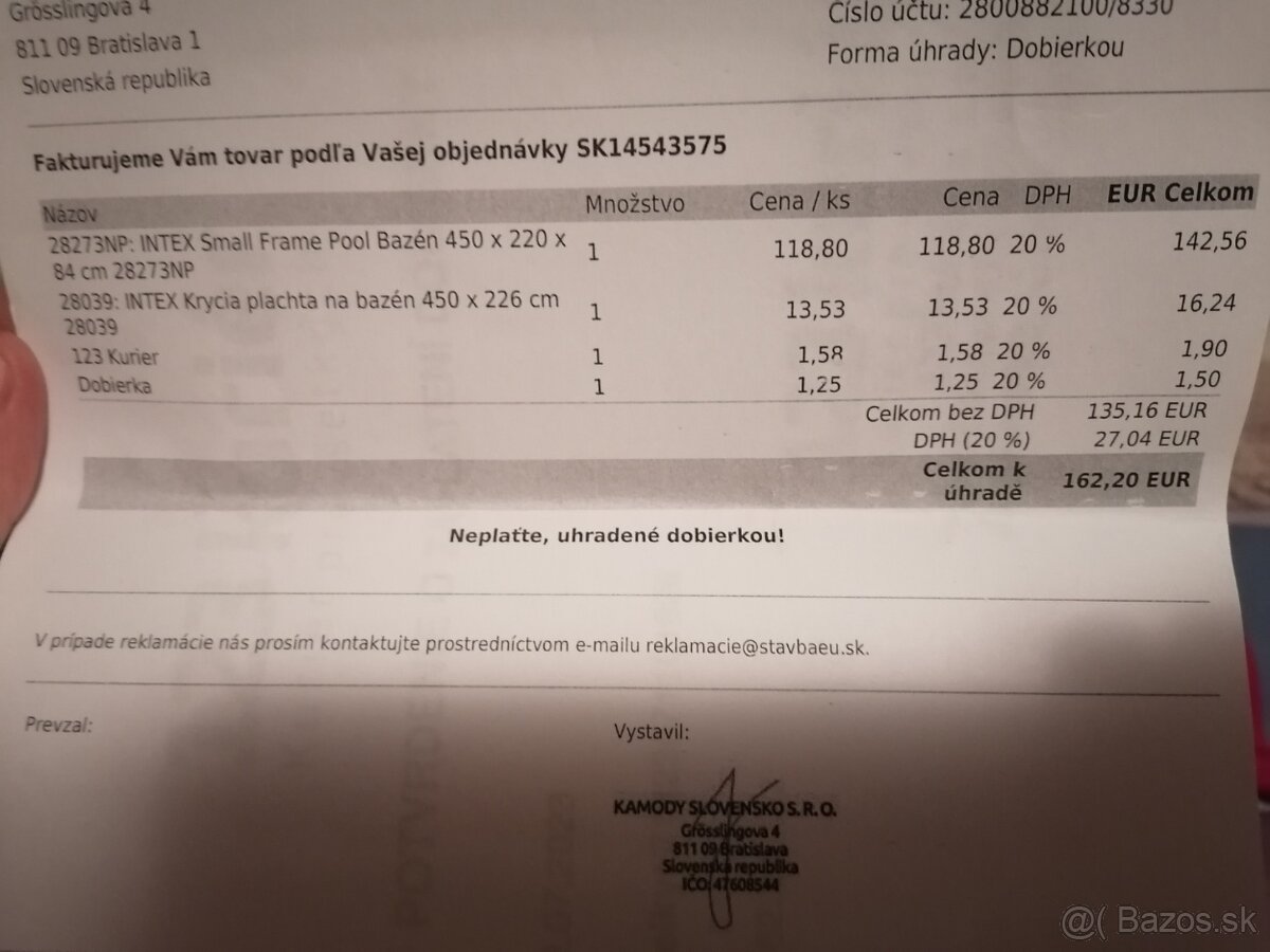 Bazén intex - komplet výbava - 5