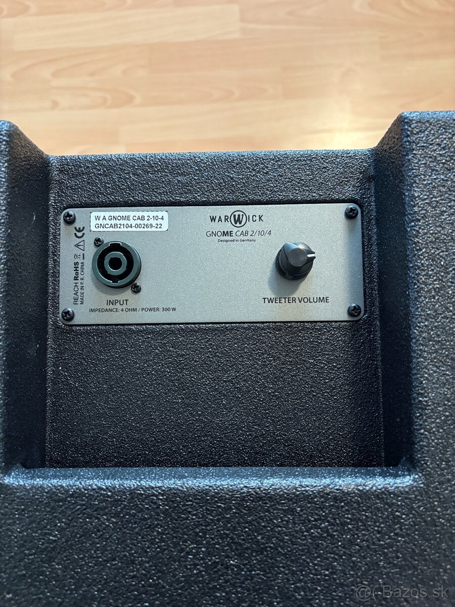Hlava TC electronic BH 350 + Basový reprobox Warwick Gnome - 5