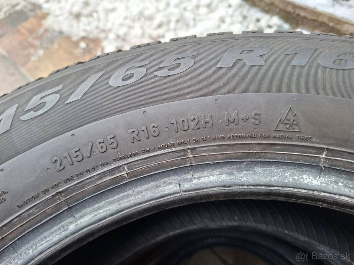 Zimné pneu Pirelli 216/65/16 - 102H - 5