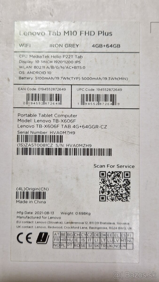 Lenovo Tab M10 FHD Plus - 5