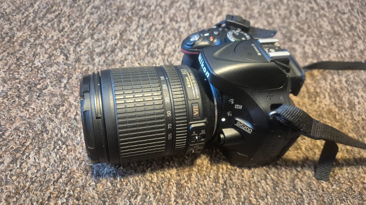 Predám NIKON D5200 + objektív NIKON 18-105 - 5