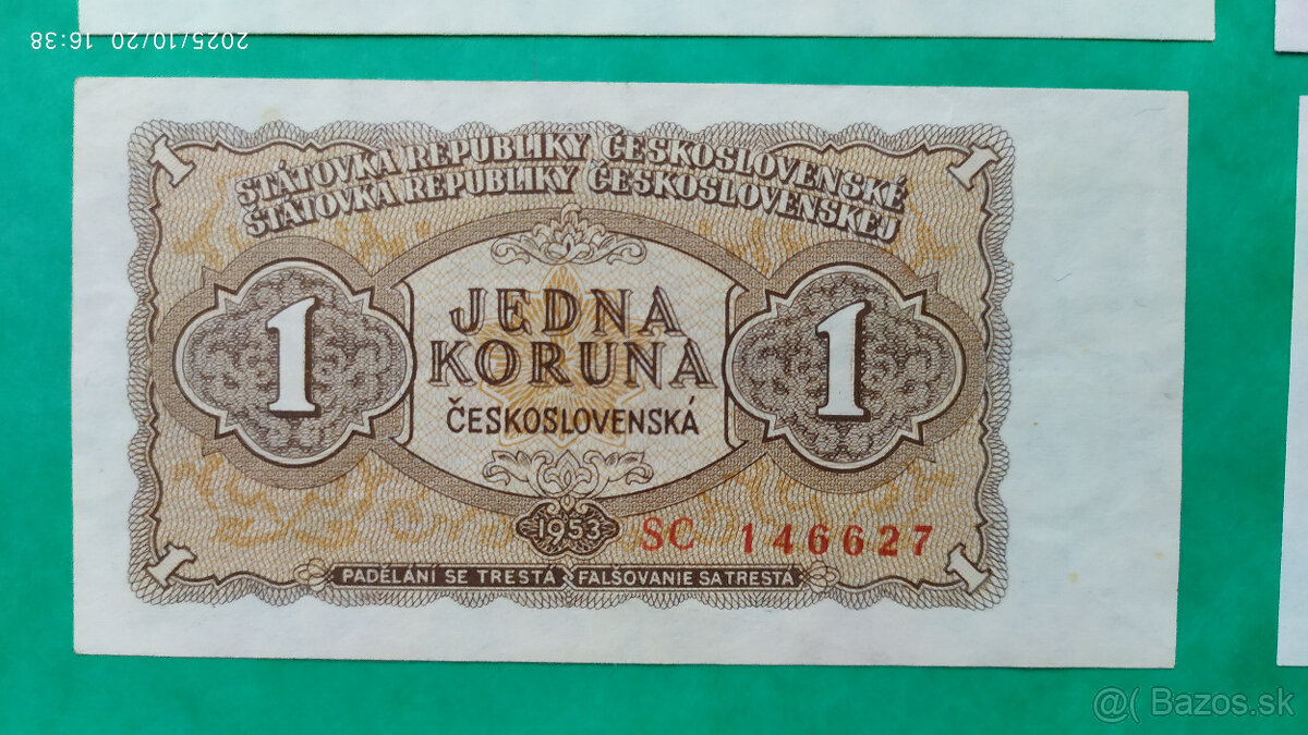 1 Kčs 1953 - 5