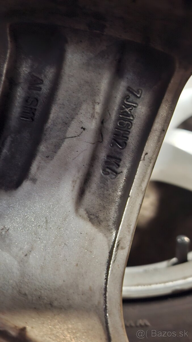 ALU disky 5x112 R16 + zimné pneumatiky 205/55 R16 - 5