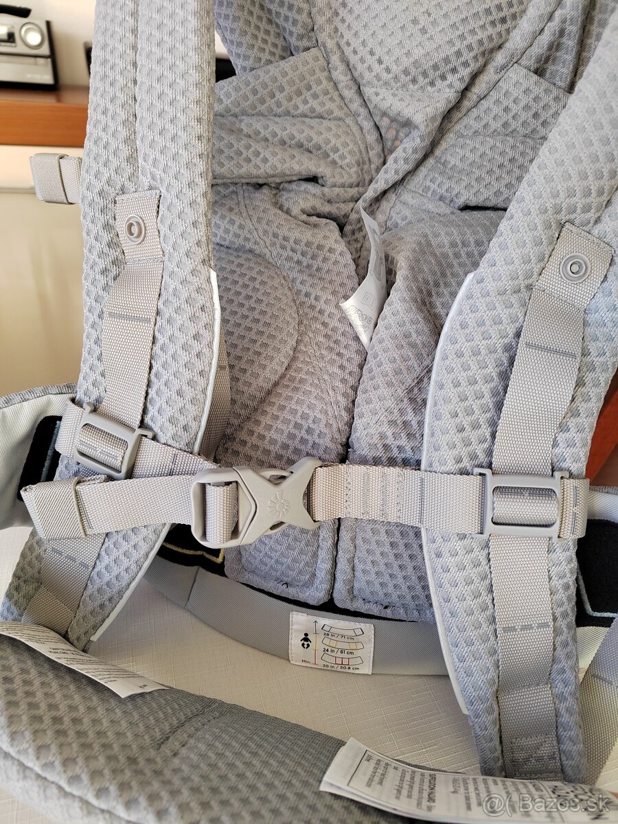 Nosič ERGOBABY - OMNI DELUXE Mesh - Pearl Grey - NOVÝ - 5
