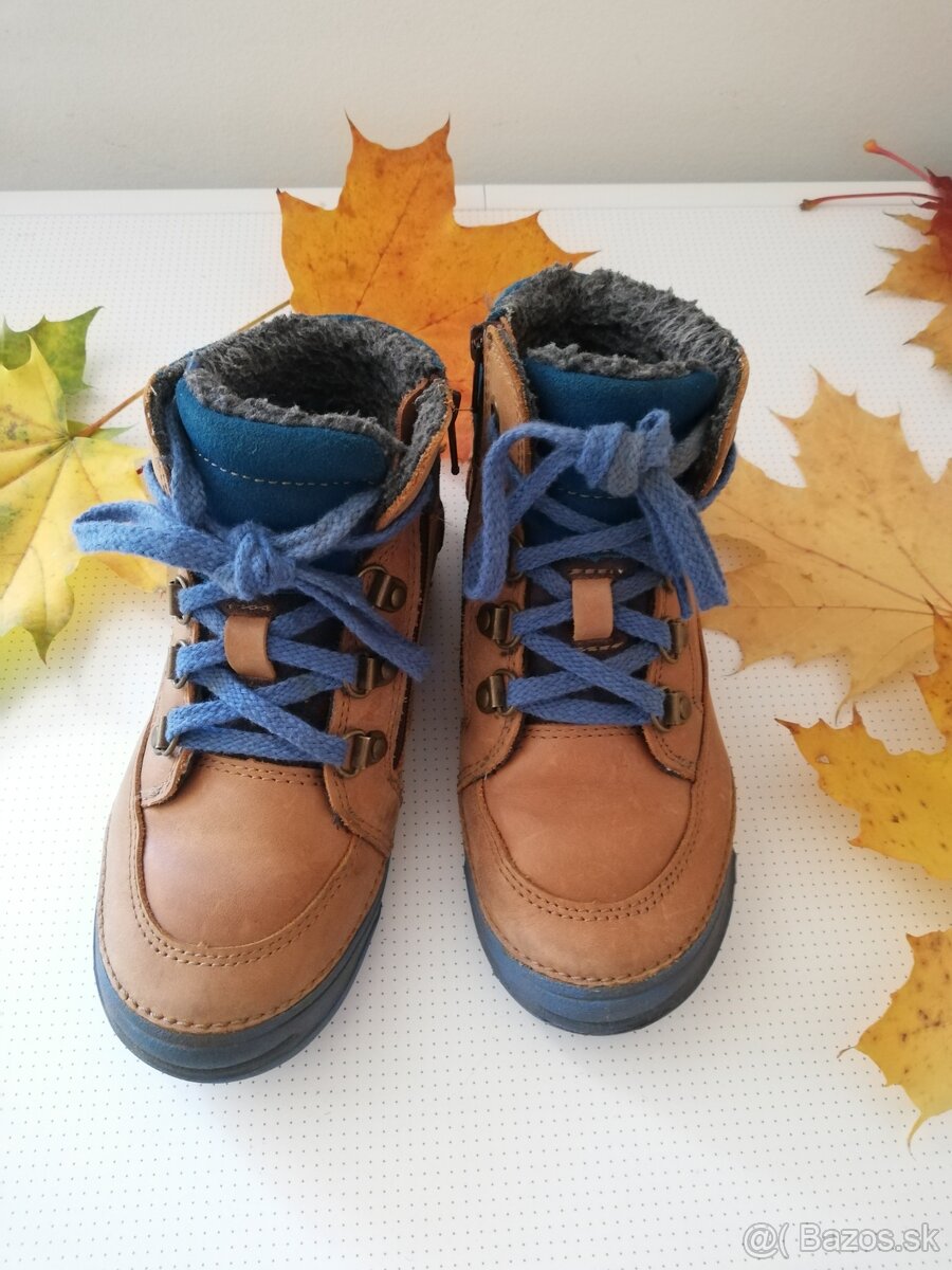 Zimné kožené čižmy D. D.step - 5