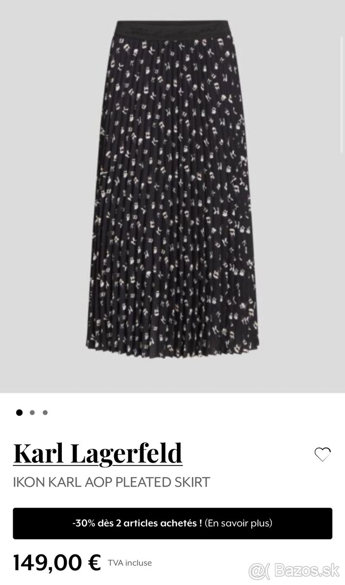 Karl Lagerfeld sukňa S originál - 5