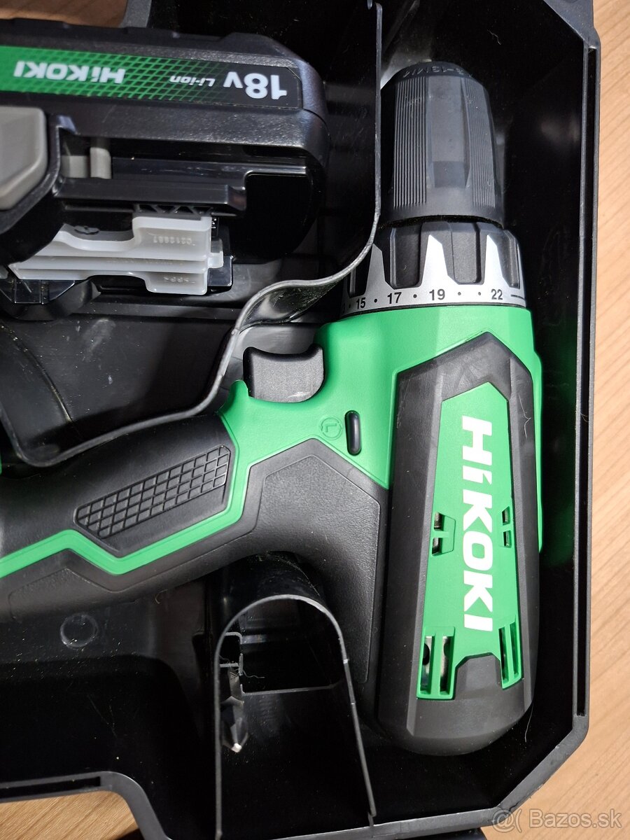 Hikoki DS18DF, akumulatorova vrtacka + bateria + nabijacka + - 5