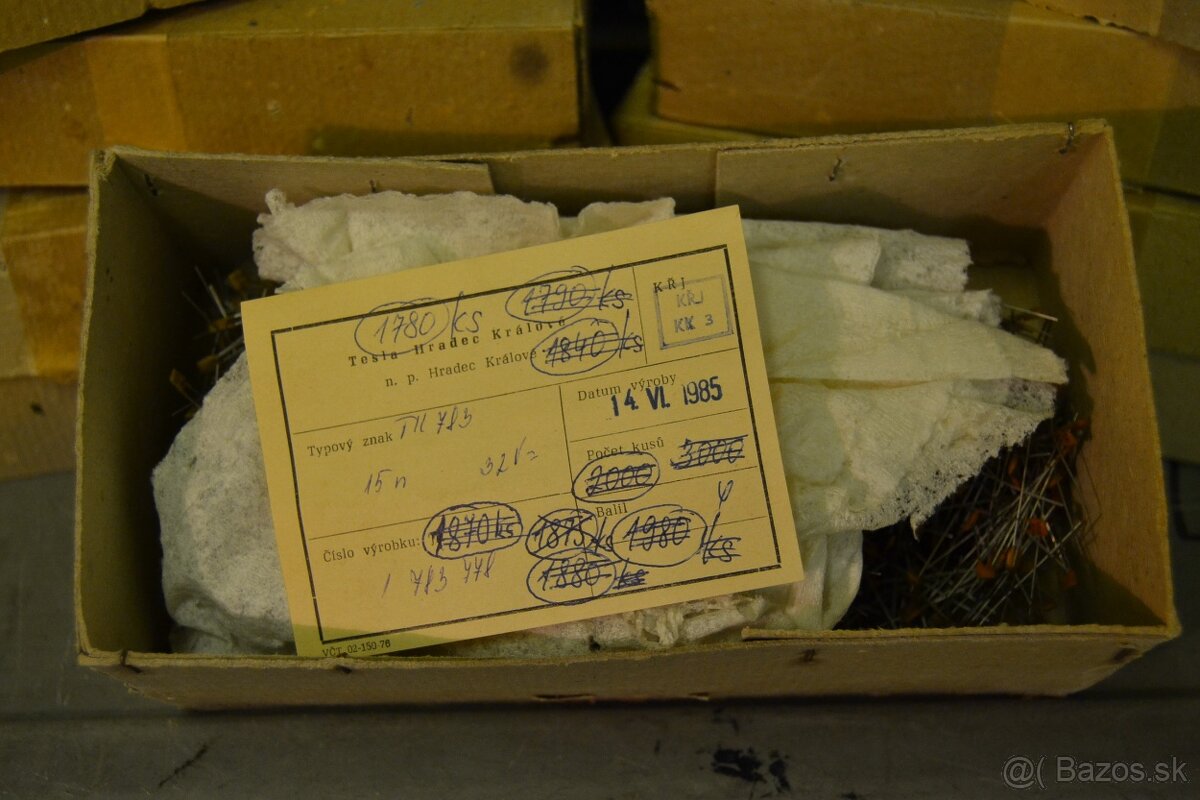 Retro súčiastky Tesla (č.1) - uloženky - 5