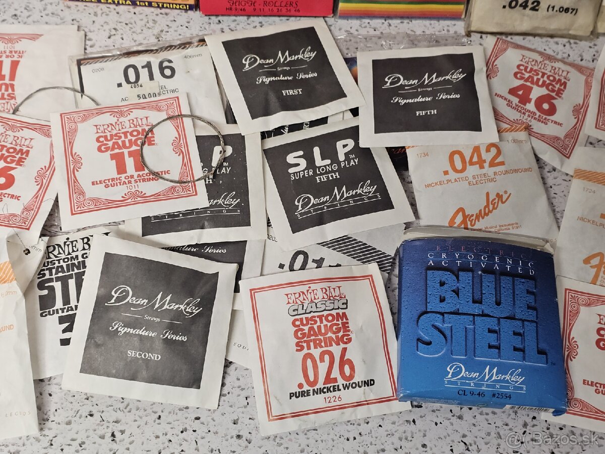 Struny na gitaru - Fender / Vinci / Music star Rotor Orange - 5