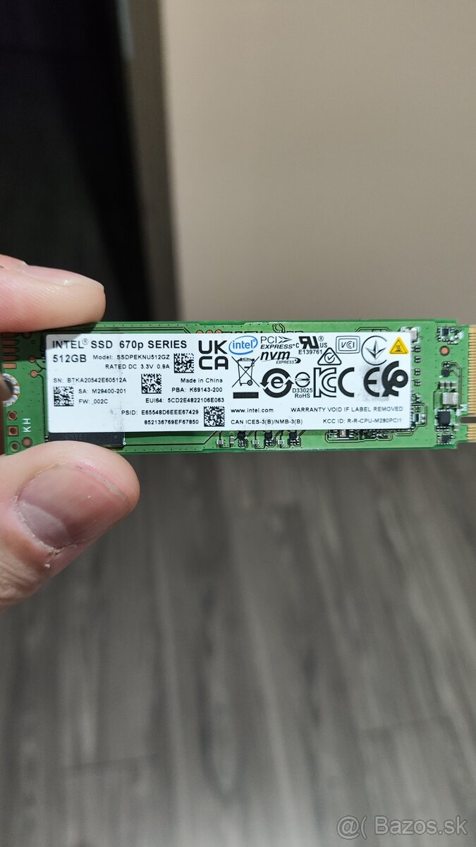 Ssd disk intel 670p 512gb - 5