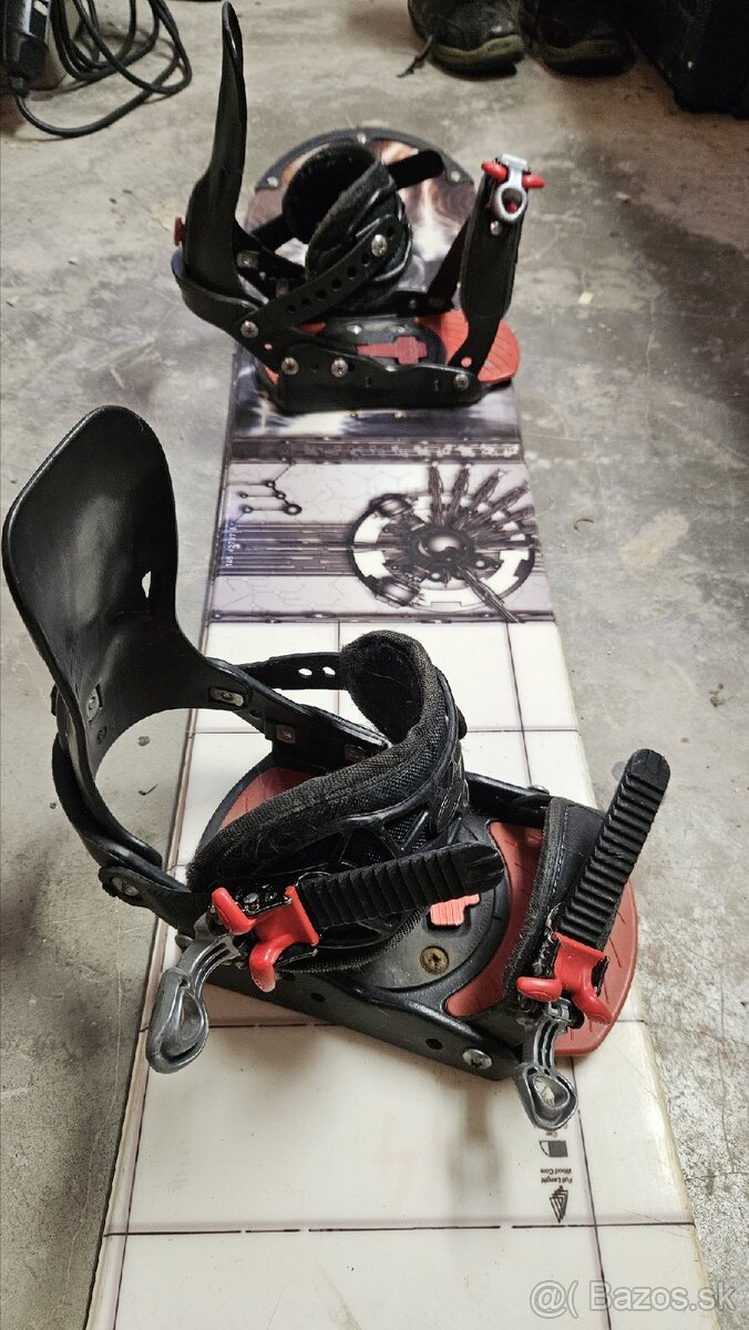 Snowboard set 145cm, topánky 42 - 5