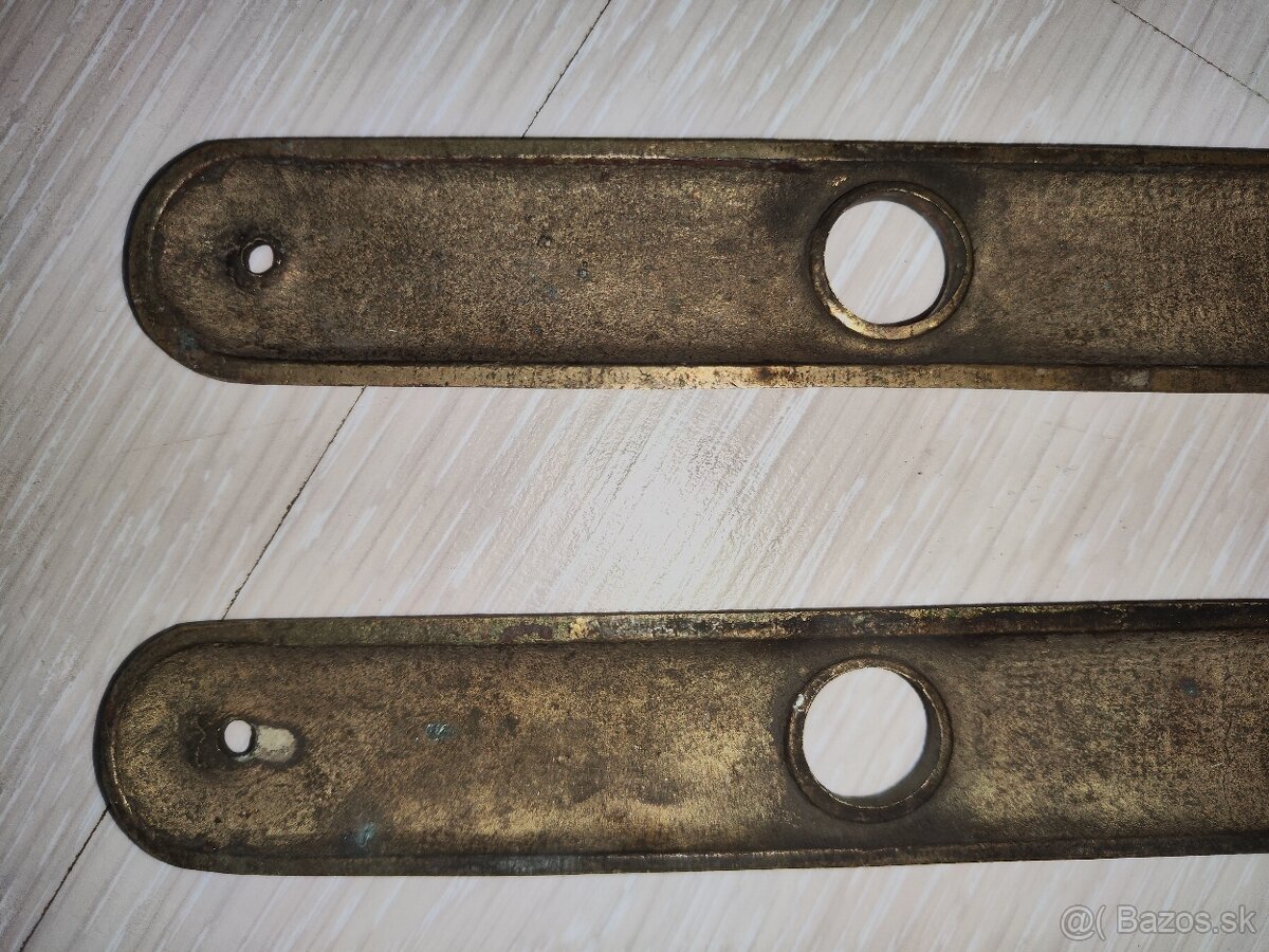 Mosadzné kryty zámku dverí - 5