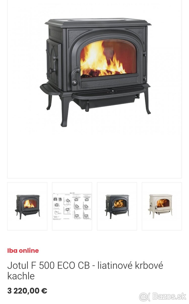 JOTUL F 500 krbove kachle - 5