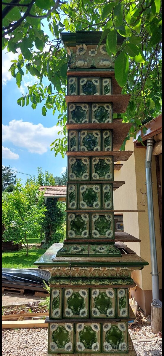 Kachlova pec starožitná - 5