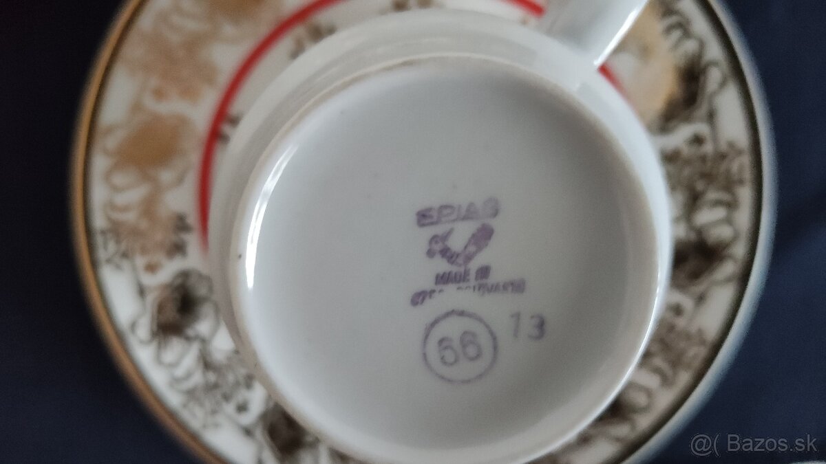 Kávová súprava, Epiag pozlátená - 5