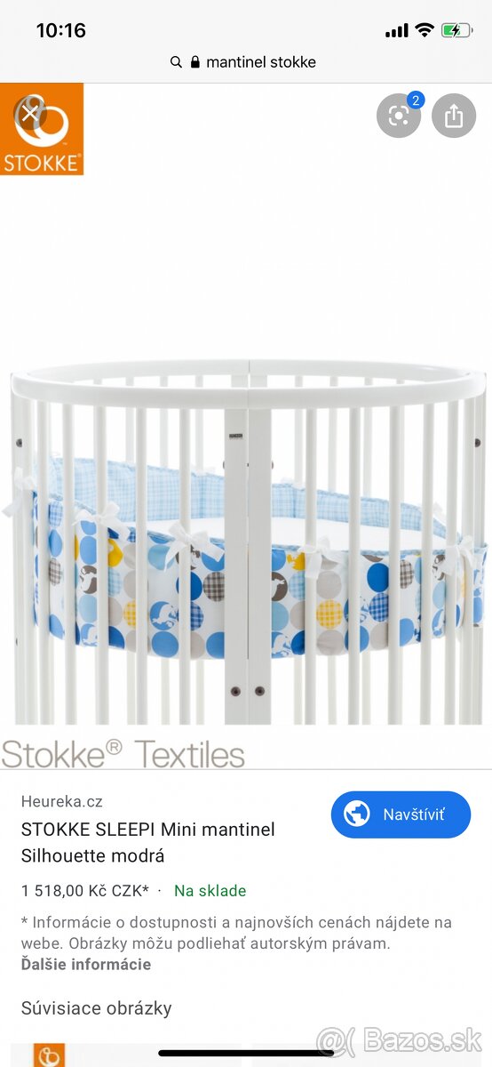 Stokke postielka +prebalovaci pult - 5