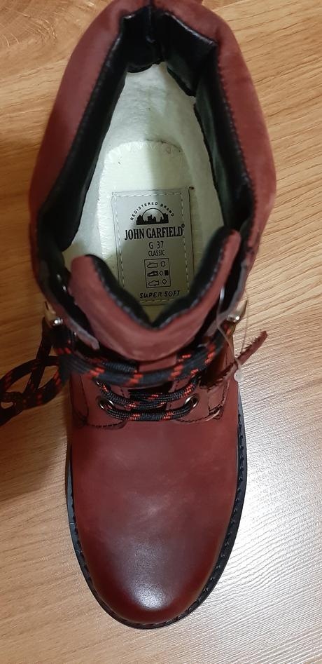 Kožené topánky John Garfield 37 / Nové - 5