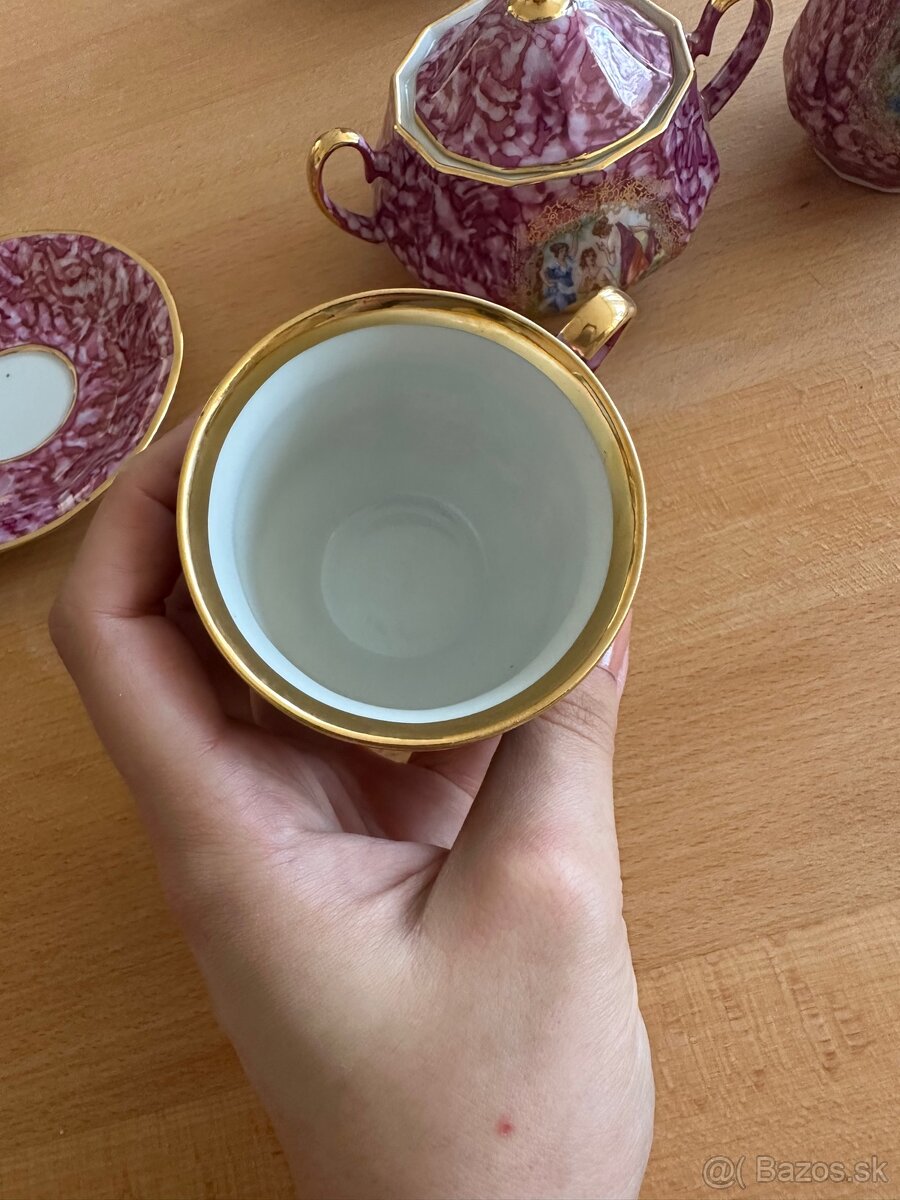 Porcelánový kávový servis EVRO – Made in Czechoslovakia - 5