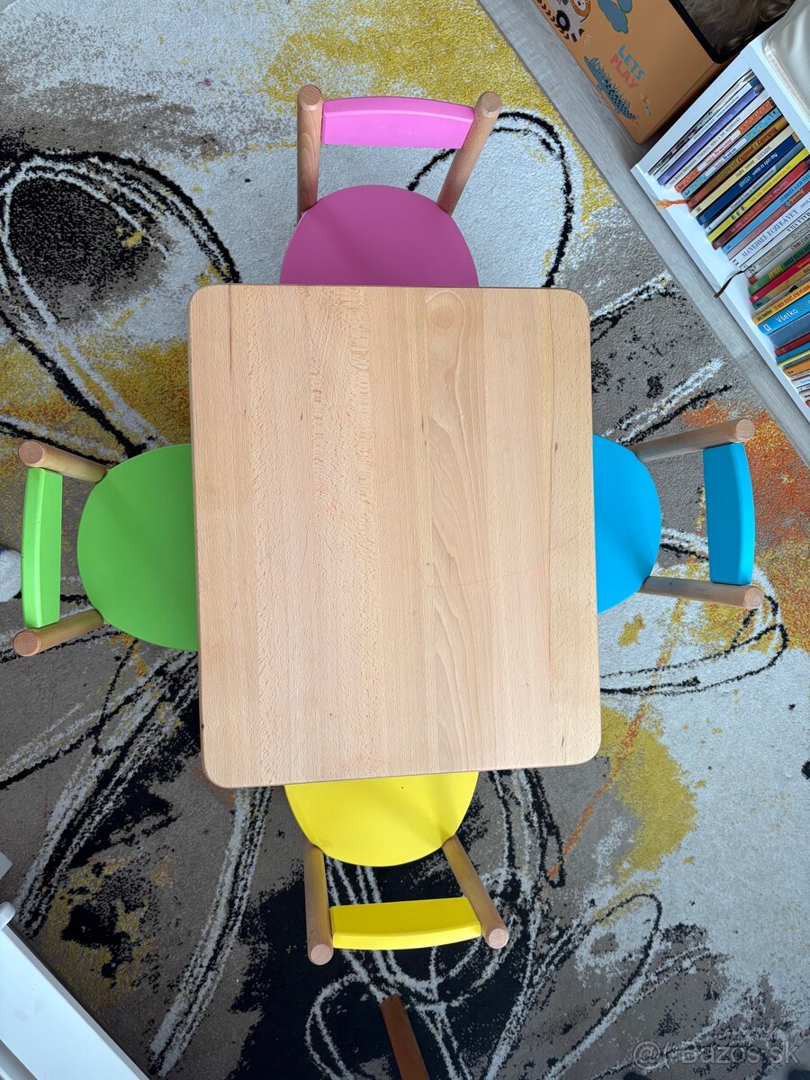 Detský stolik so stoličkami - 5